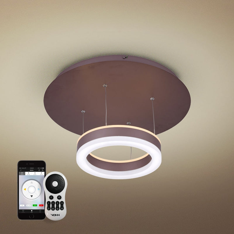 Europa VHP26510ORB 11” WiFi-Enabled ETL Certified Tunable Color-Changing LED Pendant Ceiling Fixture