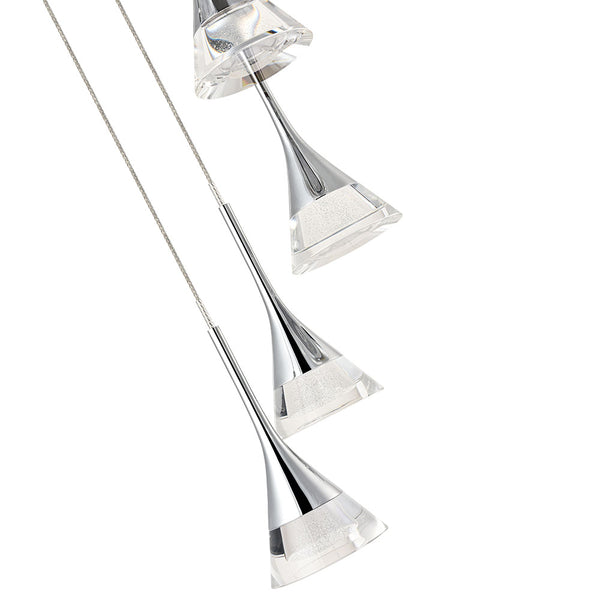 Artisan Amalfi VAC3215CH 5-Light Integrated LED ETL Certified Pendant, Height Adjustable Chandelier