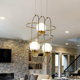 VONN Artisan Lyra VAC3273AB 16" Integrated LED ETL Certified Height Adjustable Chandelier, Pendant