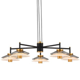 VONN Artisan Verona VAC3315BL 31" Integrated LED ETL Certified Pendant, Height Adjustable Chandelier, Black