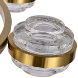 VONN Artisan Milano VAC3338AB 33" Integrated LED ETL Certified Pendant, Height Adjustable Ring Chandelier, Antique Brass