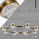Artisan Milano VAC3338AB 33" Integrated LED ETL Certified Pendant, Height Adjustable Chandelier, Antique Brass
