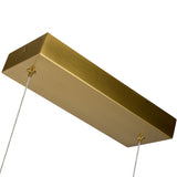 Artisan Milano VAC3LN336AB 39" Integrated LED ETL Certified Pendant, Height Adjustable Chandelier, Antique Brass