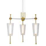 VONN Artisan Toscana VAP2103AB 26" Integrated LED ETL Certified Pendant, Height Adjustable Chandelier