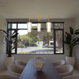 Artisan Toscana VAP2103AB 26" Integrated LED ETL Certified Pendant, Height Adjustable Chandelier