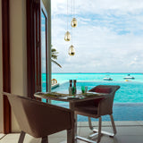 Artisan Venezia VAP2203GL 3-Light Integrated LED ETL Certified Pendant, Height Adjustable Chandelier