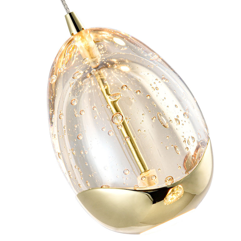 Artisan Venezia VAP2203GL 3-Light Integrated LED ETL Certified Pendant, Height Adjustable Chandelier