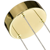 Artisan Venezia VAP2203GL 3-Light Integrated LED ETL Certified Pendant, Height Adjustable Chandelier