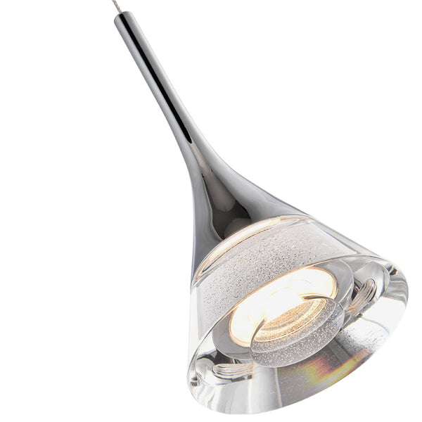 Artisan Amalfi VAP2211BL 4.75" Integrated LED ETL Certified Height Adjustable Pendant w/ Cone Shade