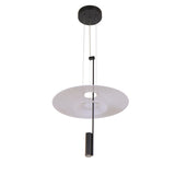 VONN Artisan Positano VAP2251BL 20" Integrated LED ETL Certified Height Adjustable Pendant Light in Black