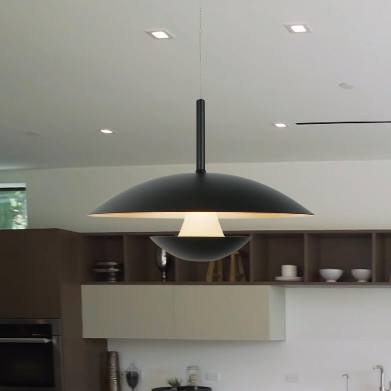 Artisan Rimini VAP2261BL 10" Integrated LED ETL Certified Pendant Lighting Fixture in Black