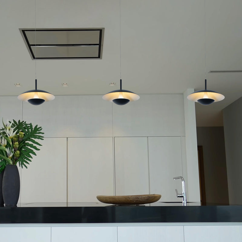 Artisan Rimini VAP2261BL 10" Integrated LED ETL Certified Pendant Lighting Fixture in Black