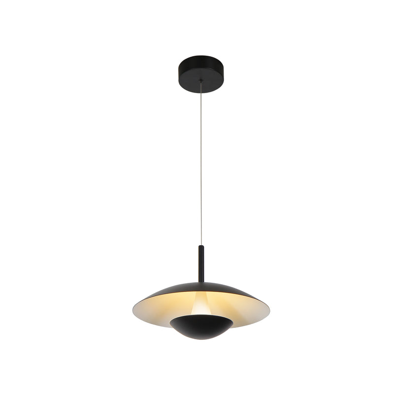 Artisan Rimini VAP2261BL 10" Integrated LED ETL Certified Pendant Lighting Fixture in Black