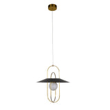 Artisan Lyra VAP2271AB 18" Integrated LED ETL Certified Pendant Lighting Fixture in Antique Brass