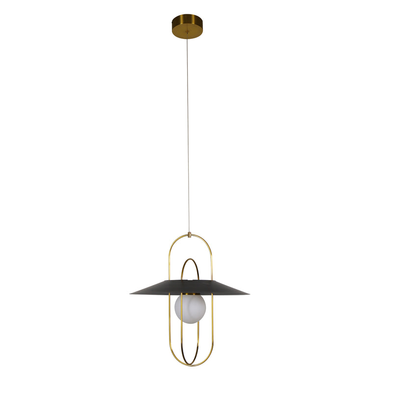 Artisan Lyra VAP2271AB 18" Integrated LED ETL Certified Pendant Lighting Fixture in Antique Brass