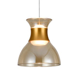Artisan Palermo VAP2301BL 7" Up-Down Integrated LED ETL Certified Height Adjustable Pendant, Black