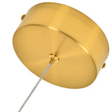 VONN Artisan Ferrara VAP2321AB 7" Integrated LED ETL Certified Height Adjustable Pendant, Antique Brass
