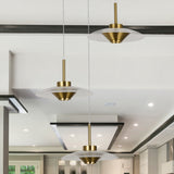 Artisan Ferrara VAP2323AB 16" Integrated LED ETL Certified Pendant, Height Adjustable Chandelier, Antique Brass