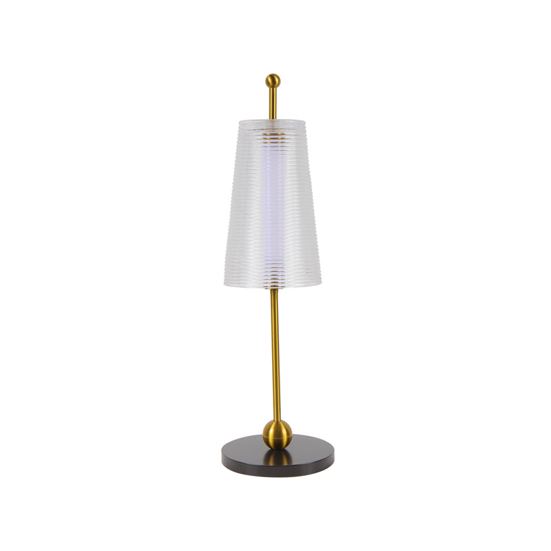 VONN Artisan Toscana VAT6101AB 20" Height Integrated LED ETL Certified Table Lamp with Touch Base Dimming