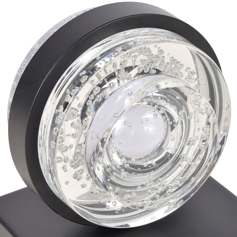 Artisan Milano VAW1331BL 6" 1-Light Integrated LED ETL Certified Wall Sconce Lighting, Black