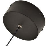VONN Capri VCP2202BL 100-277V 11" 2-Light Integrated LED ETL Certified Height Adjustable Black Pendant, Black