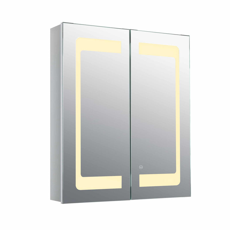 VONN VCS2A3H01302 Integrated LED Medicine Cabinet 24"W x 28"H x 4.75"D or 30"W x 28"H x 4.75"D
