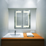 VONN VCS2A3H01302 Integrated LED Medicine Cabinet 24"W x 28"H x 4.75"D or 30"W x 28"H x 4.75"D
