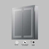 VONN VCS2A3S07402 Integrated LED Medicine Cabinet 24"W x 28"H x 4.75"D or 30"W x 28"H x 4.75"D