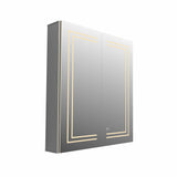 VONN VCS2A3S07402 Integrated LED Medicine Cabinet 24"W x 28"H x 4.75"D or 30"W x 28"H x 4.75"D
