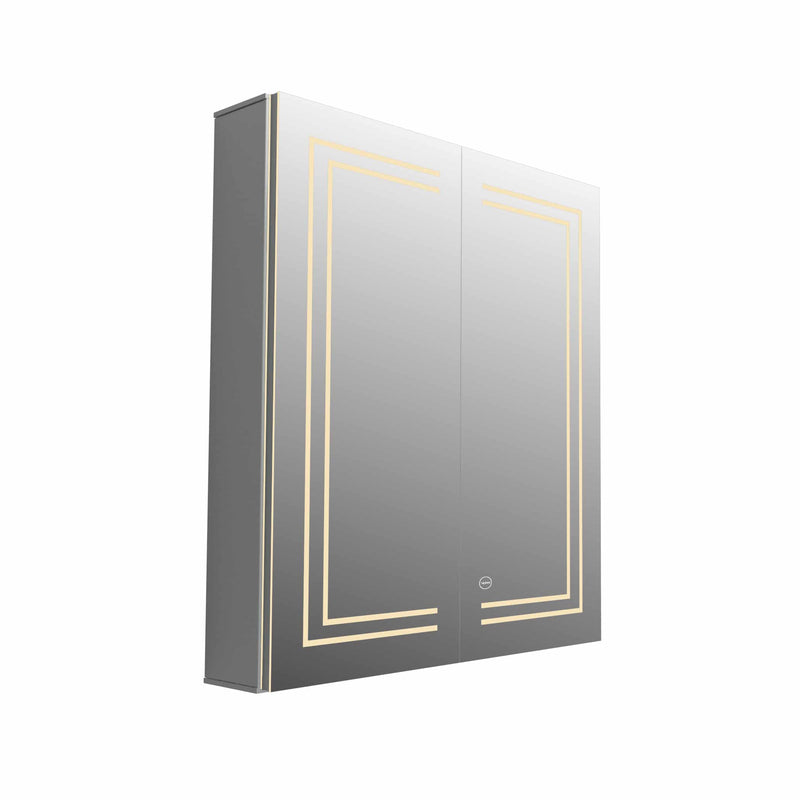 VONN VCS2A3S07402 Integrated LED Medicine Cabinet 24"W x 28"H x 4.75"D or 30"W x 28"H x 4.75"D