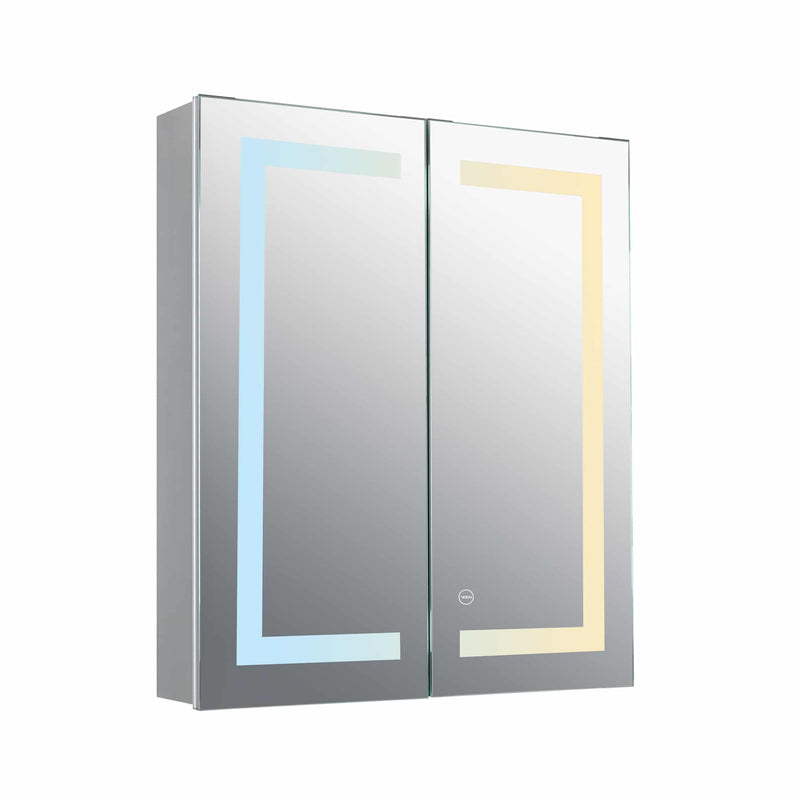VONN VCS2A3S79202TW Tunable White Medicine Cabinet 24"W x 28"H x 4.75"D or 30"W x 28"H x 4.75"D