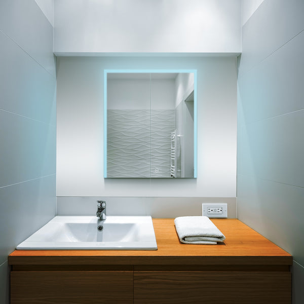 VONN VCS2A6S06402 Integrated LED Medicine Cabinet 24"W x 28"H x 5"D or 30"W x 28"H x 5"D
