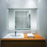 VONN VCS2A6S08202 Integrated LED Medicine Cabinet 24"W x 28"H x 5.3"D or 30"W x 28"H x 5.3"D