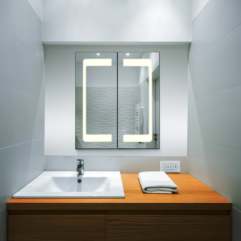 VONN VCS2A3H01302TW Tunable White Medicine Cabinet 24"W x 28"H x 4.75"D or 30"W x 28"H x 4.75"D