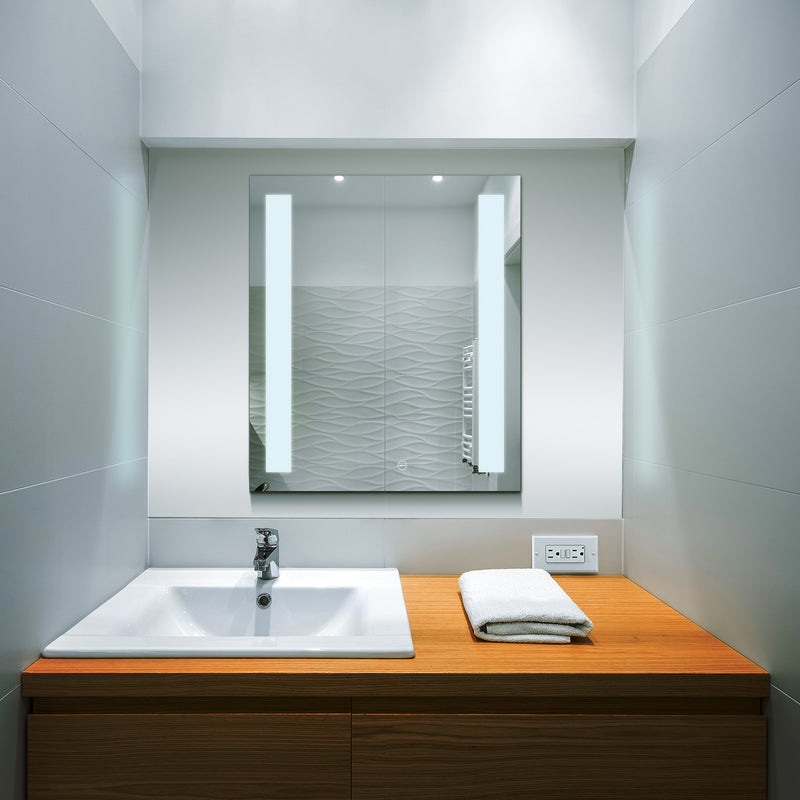 VONN VCS4A3H03202TW Tunable White Medicine Cabinet 24"W x 28"H x 4.75"D or 30"W x 28"H x 4.75"D