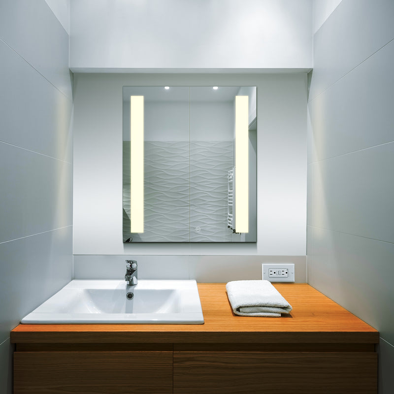 VONN VCS4A3H03202 Integrated LED Medicine Cabinet 24"W x 28"H x 4.75"D or 30"W x 28"H x 4.75"D