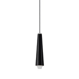 Expression VEP27110BL 5" Black Single Adjustable ETL Certified Integrated LED Pendant Light Fixture