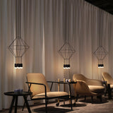 Expression VEP28206BL 24" 6-Light ETL Certified Integrated LED Height Adjustable Pendant in Black