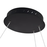 VONN Capella VMC32410BL 50" Integrated LED ETL Certified Chandelier Height Adjustable Pendant in Black