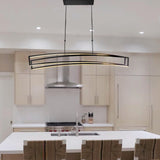 Sirius VMC33440BL 46" ETL Certified Integrated LED Pendant, Height Adjustable Chandelier in Black
