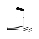 Sirius VMC33440BL 46" ETL Certified Integrated LED Pendant, Height Adjustable Chandelier in Black