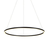 Tania VMC34911BL 39" ETL Certified Integrated LED Chandelier Height Adjustable Pendant in Black