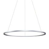 Tania VMC34912AL 51" ETL Certified Integrated LED Chandelier Height Adjustable Pendant in Silver