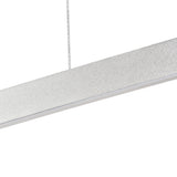 Tania VMC34960AL 60" Integrated LED ETL Certified Chandelier, Height Adjustable Pendant in Silver
