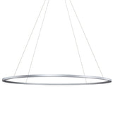 Tania VMC34972AL 72" Integrated LED ETL Certified Chandelier, Height Adjustable Pendant in Silver