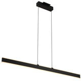 VONN Wezen VMC36904BL 48" Up-Down Integrated LED ETL Certified Pendant, Height Adjustable Chandelier, Black