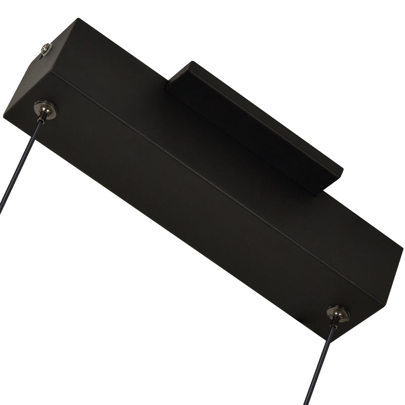 Wezen VMC36904BL 48" Up-Down Integrated LED ETL Certified Pendant, Height Adjustable Chandelier