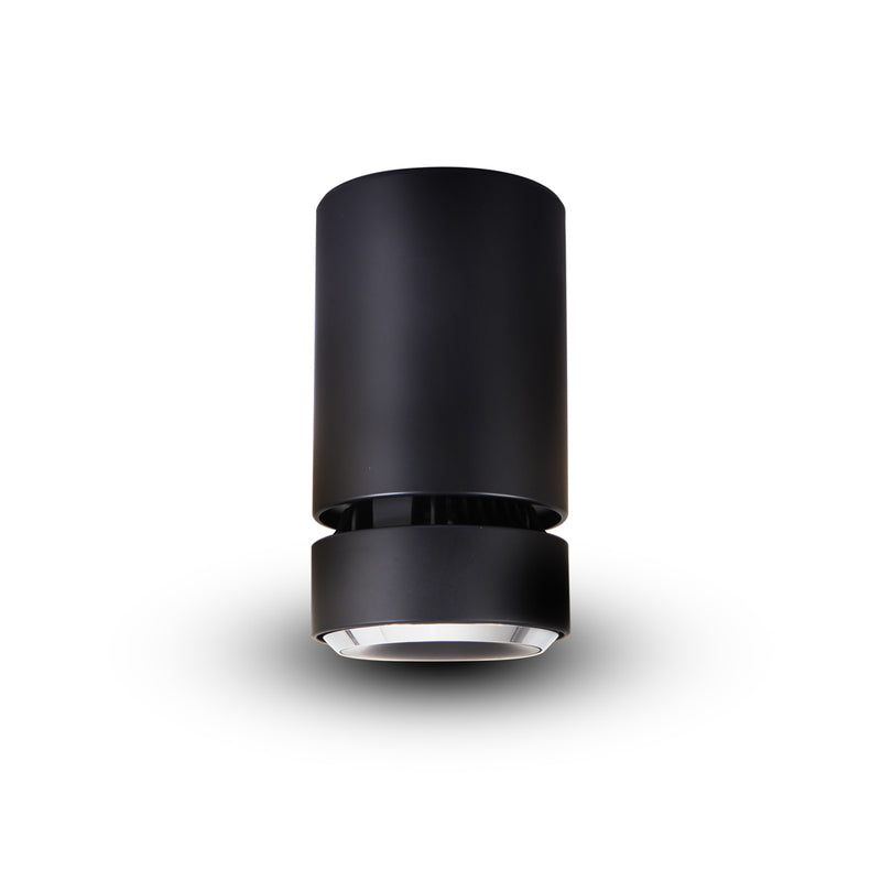 VONN ORBIT VMCL000701A020BL 4.25" 1 LIGHT 100-277V LED SURFACE MOUNTED ADJUSTABLE DOWNLIGHT, ETL COMMERCIAL GRADE, Black