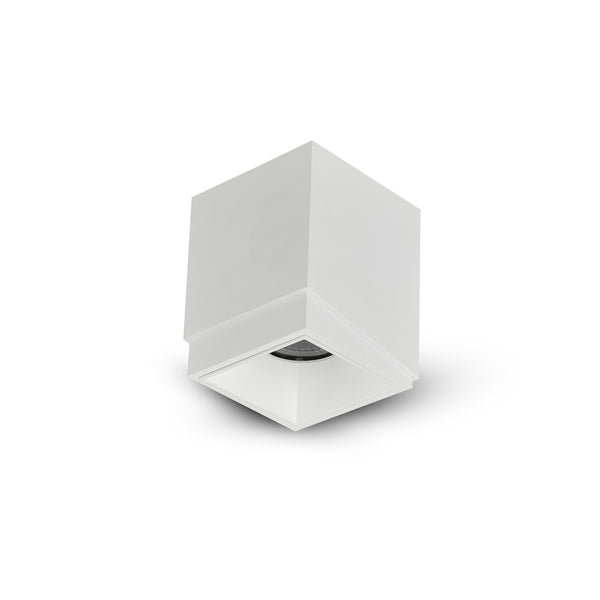 NODE 3.25" 1 LIGHT SQUARE 100-277V LED SURFACE MOUNTED DOWNLIGHT, ETL CERT COMMERCIAL GRADE, VMCL001901B012WH