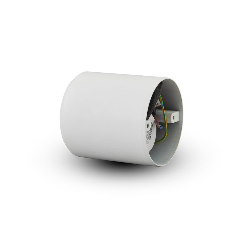 NODE 4.25" 1 LIGHT ROUND 100-277V LED SURFACE MOUNTED DOWNLIGHT, ETL CERT, COMMERCIAL GRADE, VMCL001901C020WH